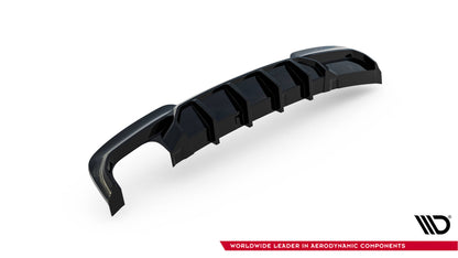 Rear Valance V.2 BMW 5 M-Pack F10 / F11 (Version with double exhaust on one side)
