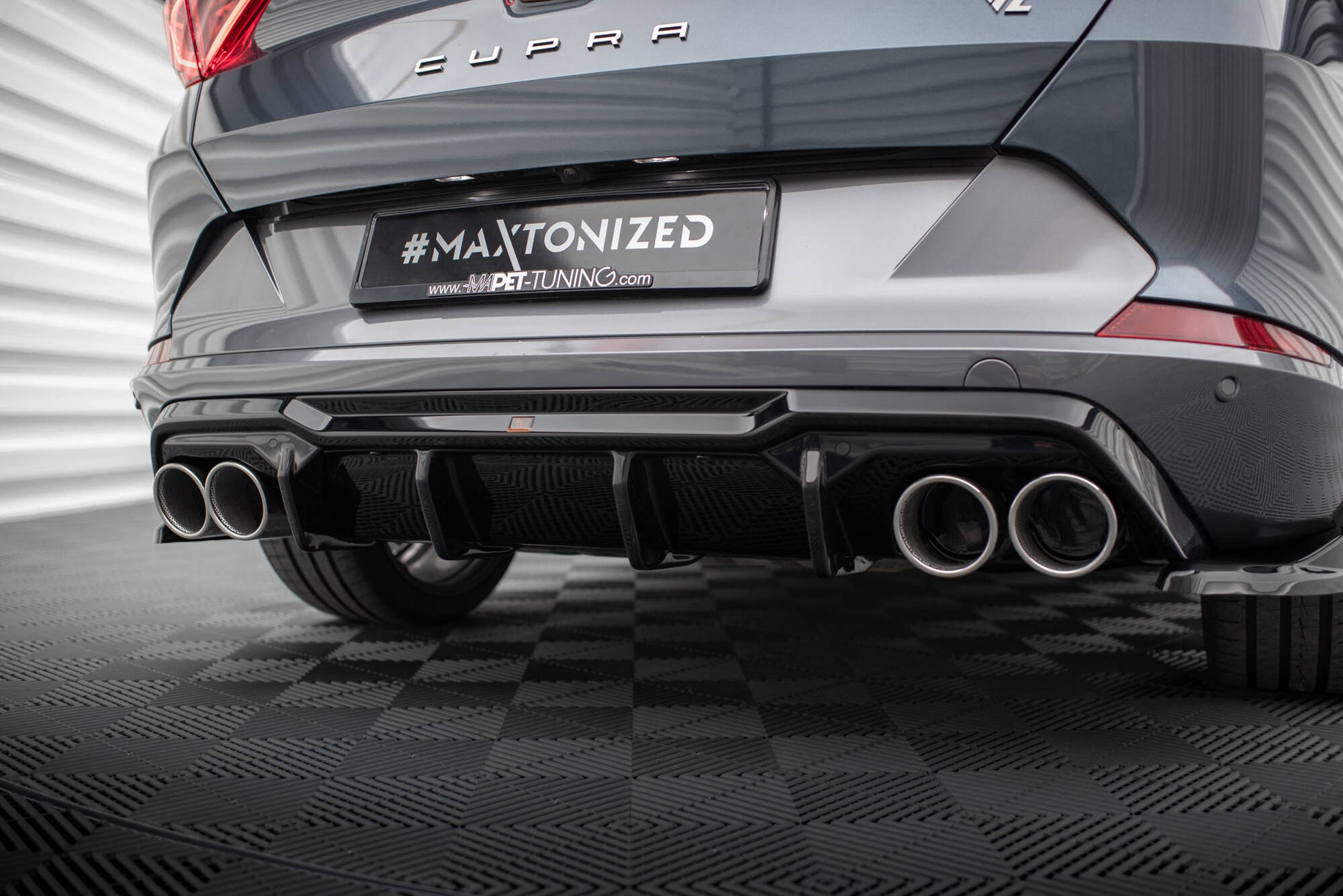 Rear Valance V.3 + Exhaust Ends Imitation Cupra Formentor Mk1 Facelift