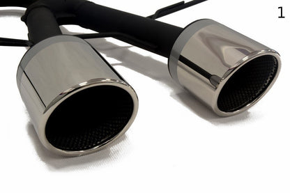SPORTS EXHAUST TIPS VOLKSWAGEN GOLF 5, GOLF 6 AND SCIROCCO
