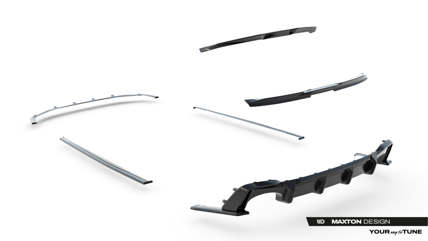 Set of Prepreg Carbon Fiber Splitters Audi RS6 C8 / C8 Facelift