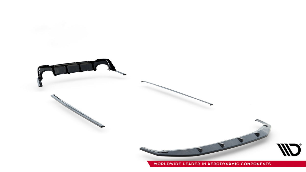 Set of Prepreg Carbon Fiber Splitters Audi RS7 C8