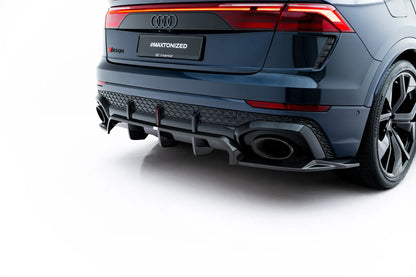 Set of Prepreg Carbon Fiber Splitters Audi RSQ8 Mk1 Facelift