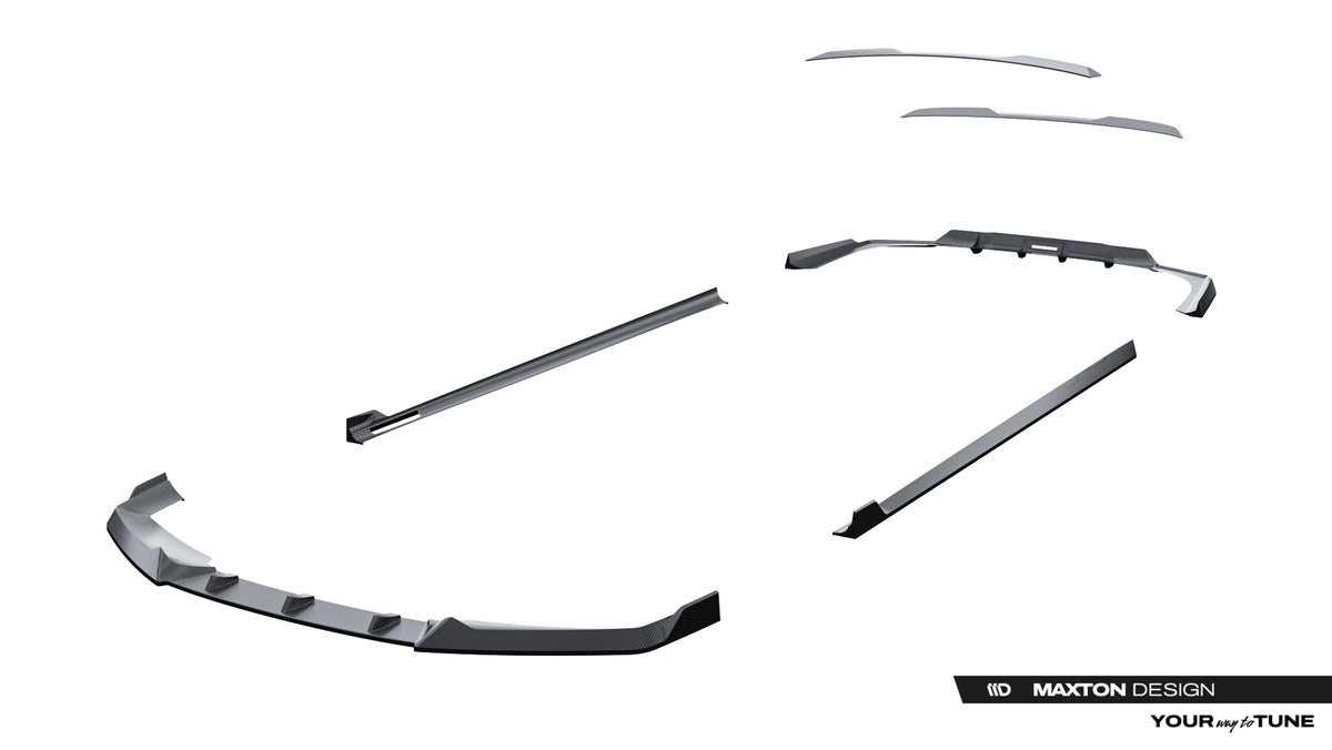 Set of Prepreg Carbon Fiber Splitters BMW 7 i7 M-Pack G70