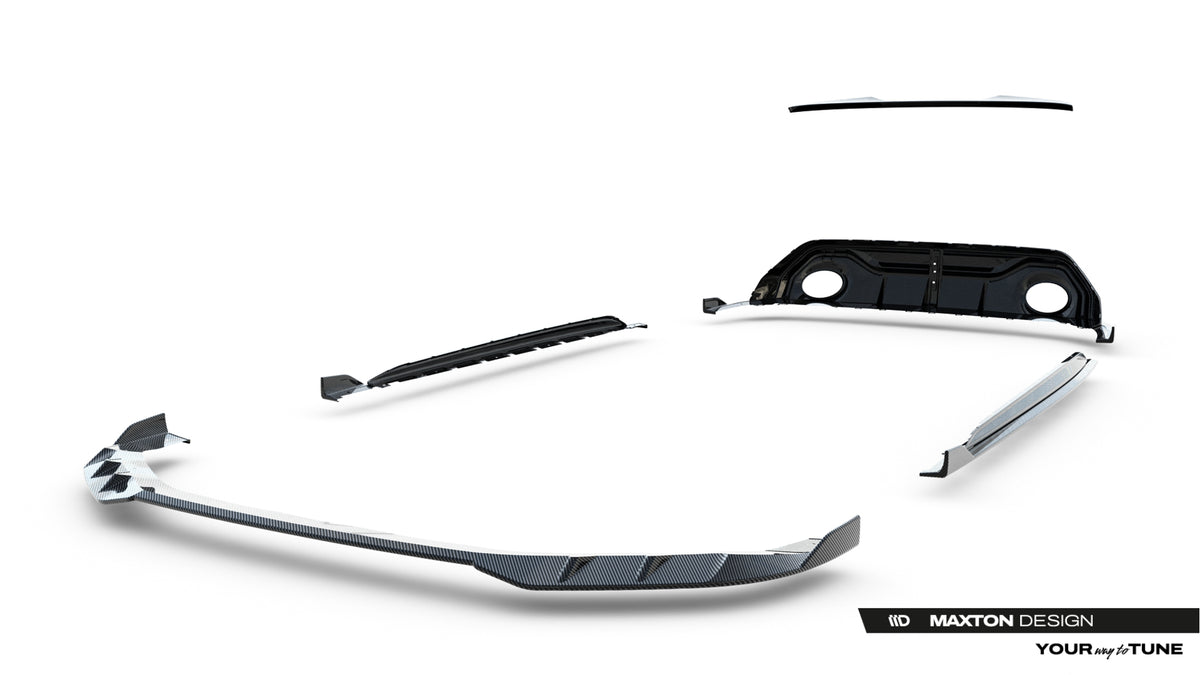 Set of Prepreg Carbon Splitters Audi RS3 Sedan 8Y Facelift