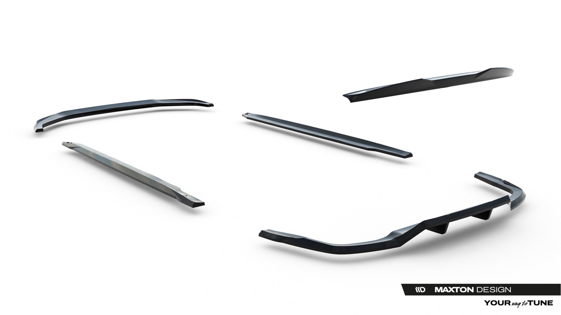Set of Splitters Audi A5 Sportback F5 Facelift