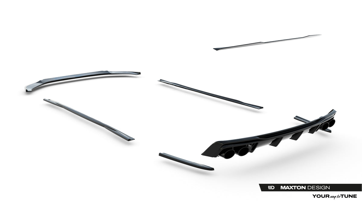 Set of Splitters Audi A6 S-Line Sedan / S6 Sedan C8