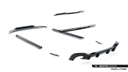 Set of Splitters Audi RSQ8 Mk1