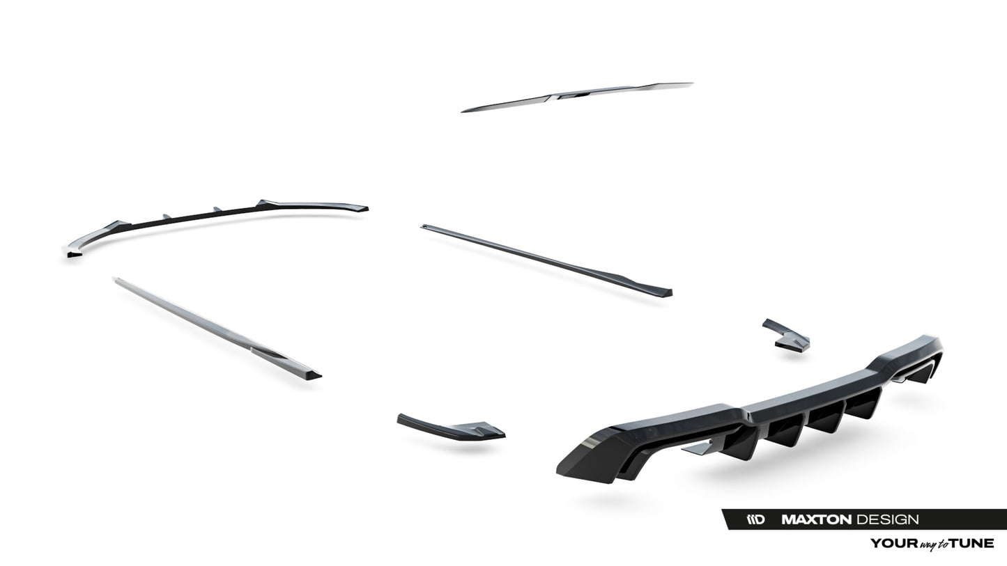 Set of Splitters Audi S3 Sportback 8V Facelift