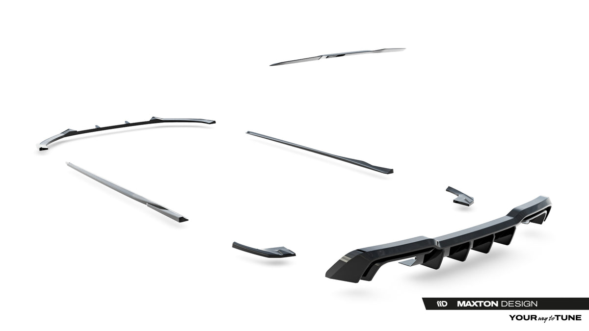 Set of Splitters Audi S3 Sportback 8V Facelift
