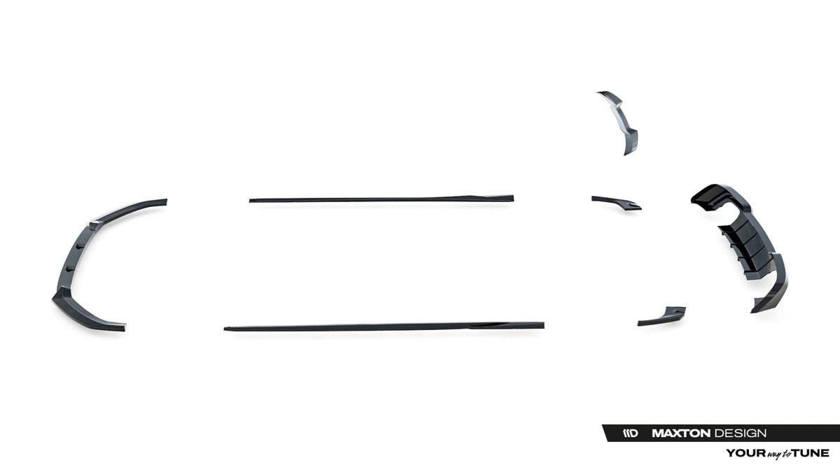 Set of Splitters Audi S3 Sportback 8V Facelift