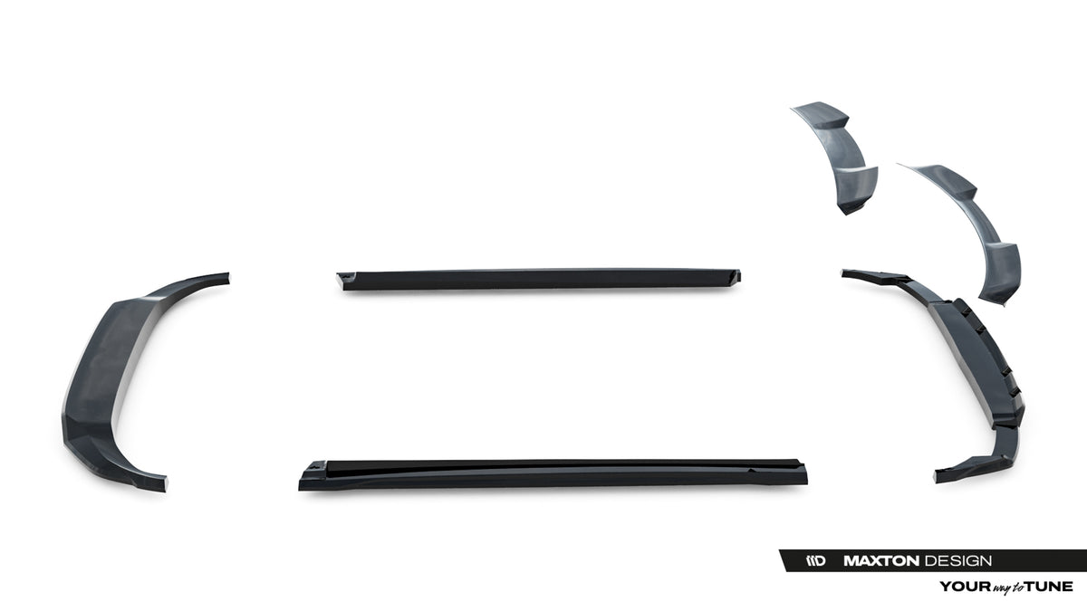 Set of Splitters Audi SQ8 / Q8 S-Line Mk1 Facelift