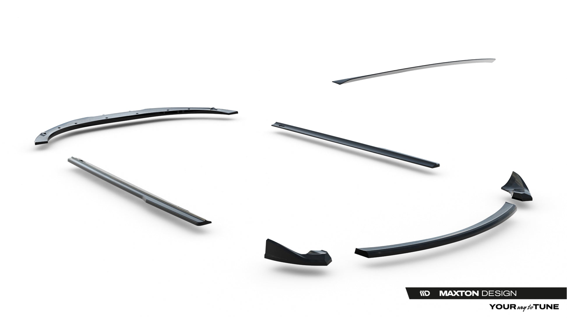 Set of Splitters Audi TT S-Line 8J Facelift