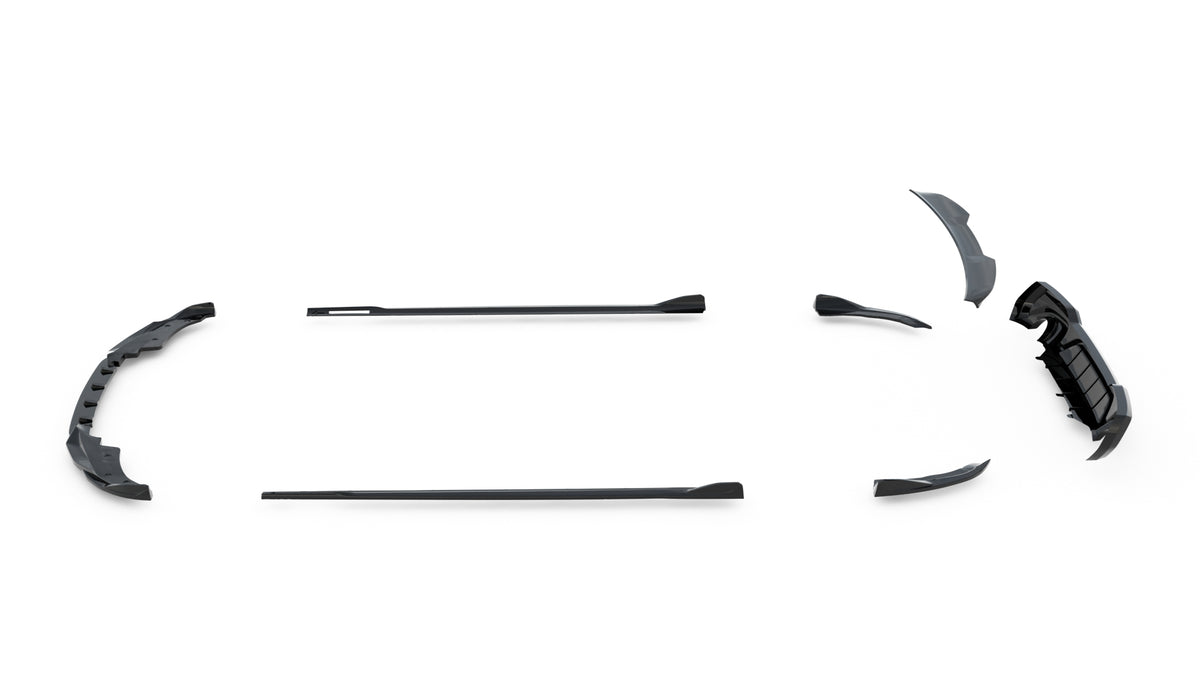 Set of Splitters BMW 4 M-Pack Coupe G22 / G22 Facelift