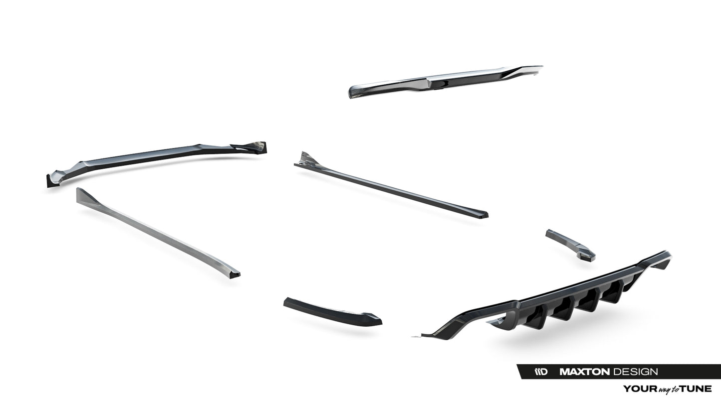 Set of Splitters BMW X3 M F97 Facelift