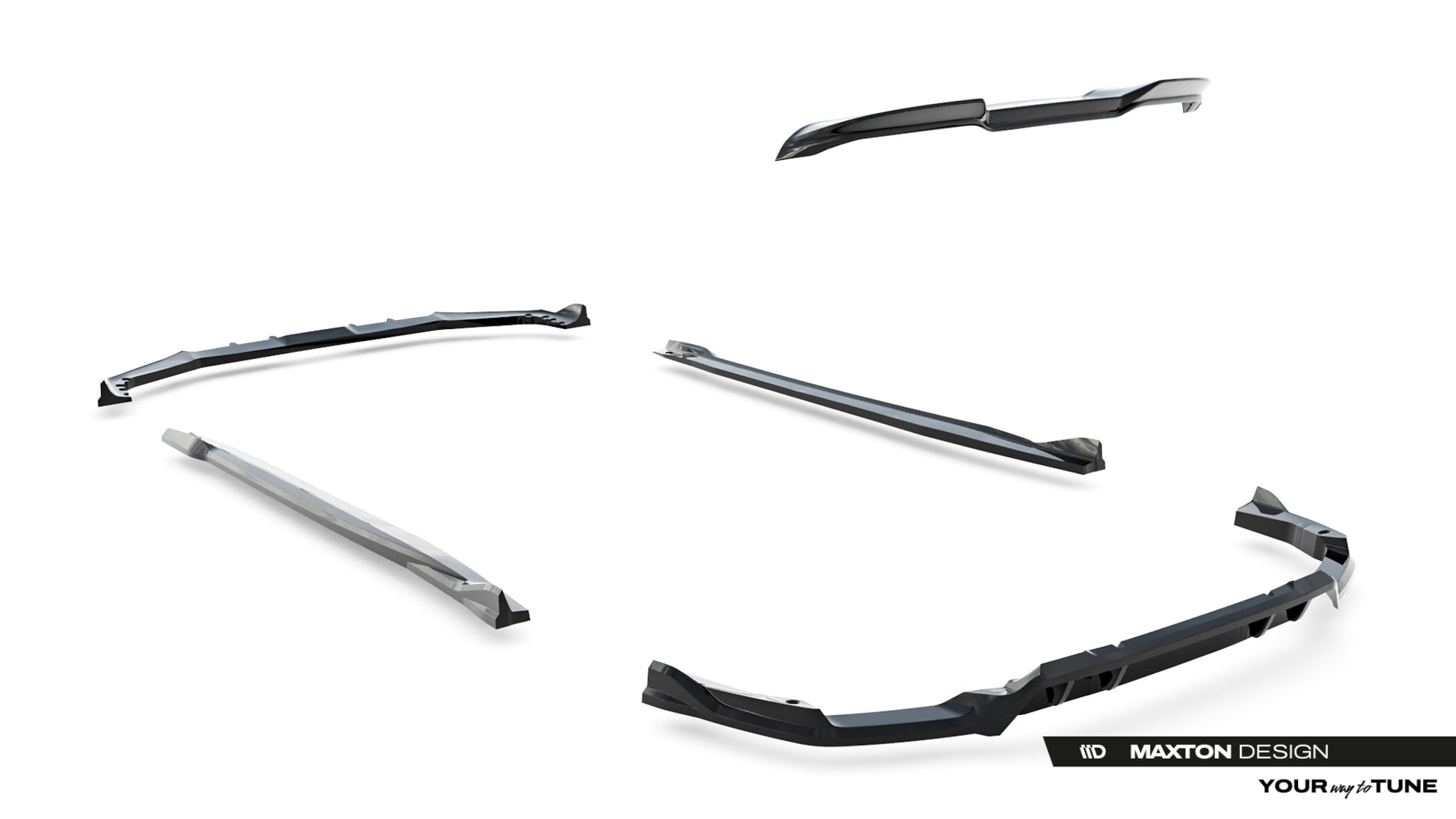 Set of Splitters BMW X5 M F95 Facelift