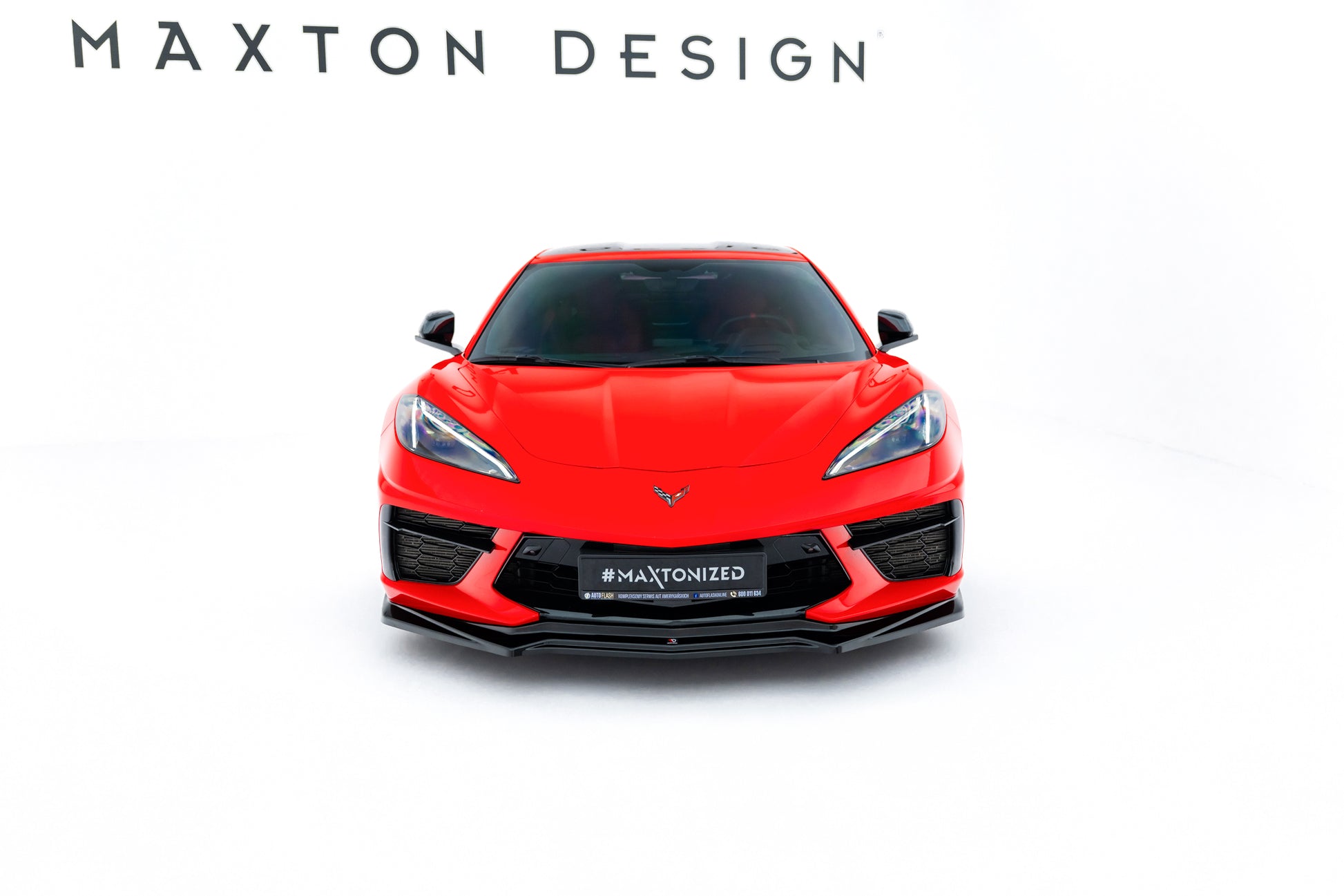 Set of Splitters Chevrolet Corvette C8
