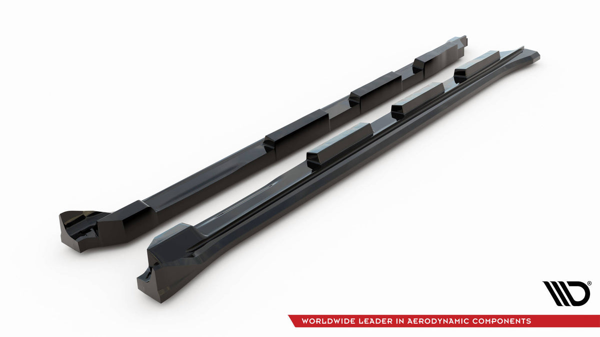 Set of Splitters Land Rover Range Rover Velar R-Dynamic Mk1 (The kit is compatible with the towbar)