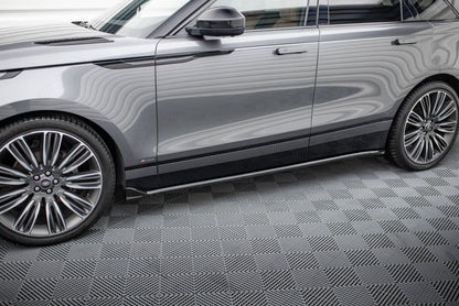 Set of Splitters Land Rover Range Rover Velar R-Dynamic Mk1 (The kit is compatible with the towbar)