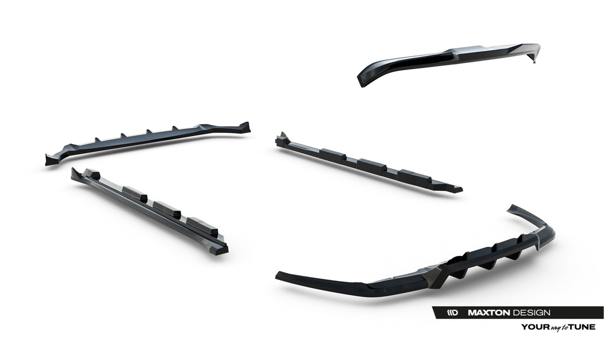 Set of Splitters Land Rover Range Rover Velar R-Dynamic Mk1 (The kit is not compatible with a towbar)