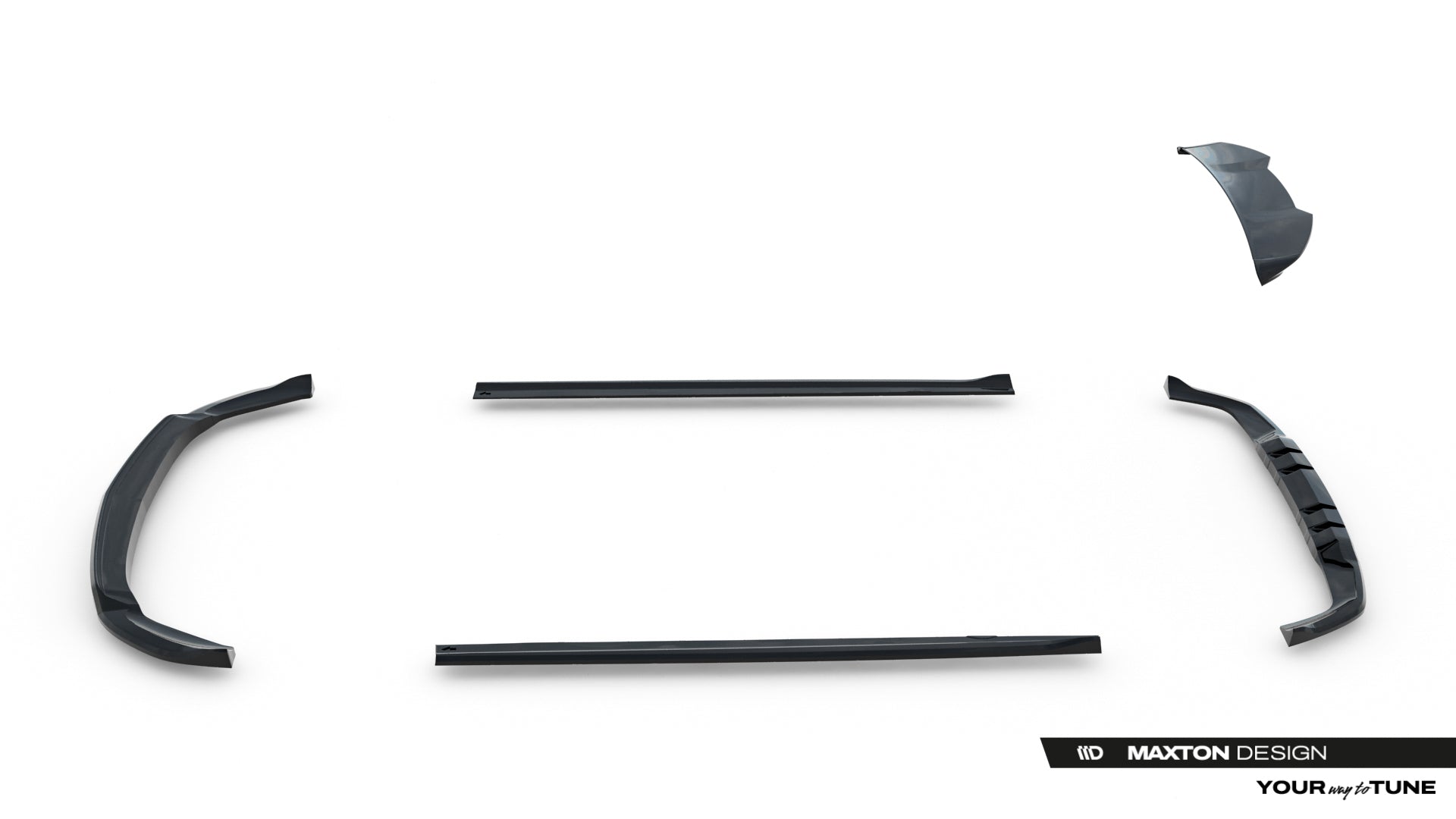 Set of Splitters Mercedes-AMG A35 Hatchback W177 Facelift
