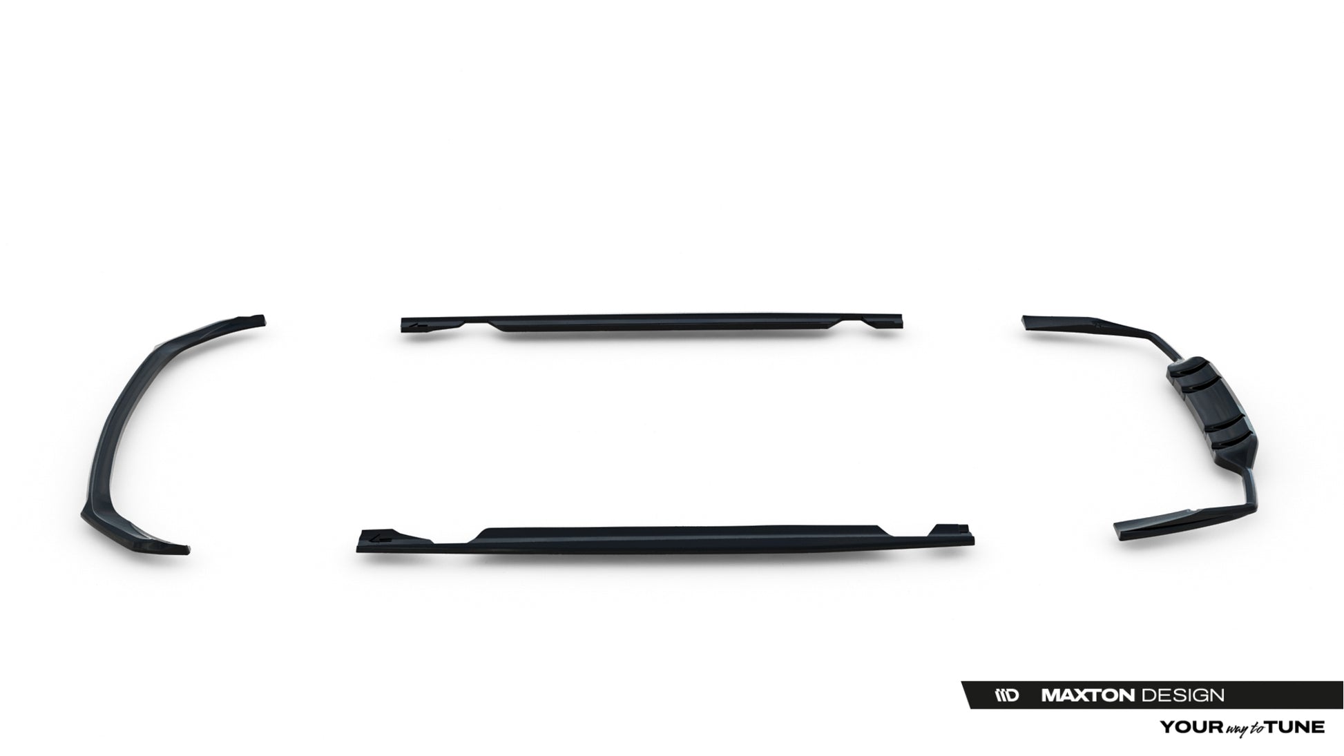 Set of Splitters Mercedes-AMG C43 Coupe C205 Facelift