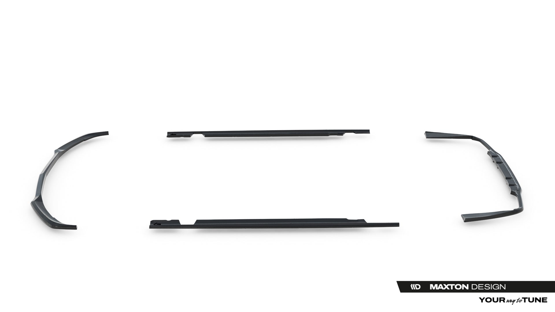 Set of Splitters Mercedes-AMG C63 Sedan / Estate W205 Facelift