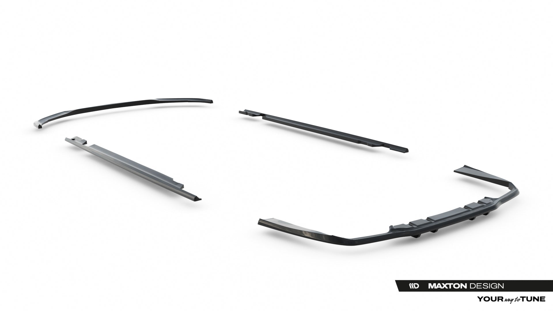 Set of Splitters Mercedes-AMG C63 Sedan / Estate W205 Facelift