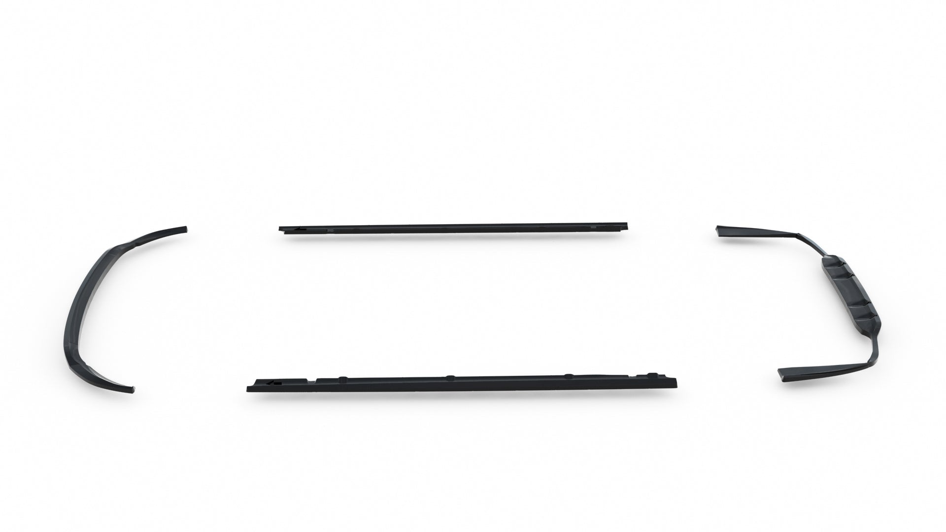 Set of Splitters Mercedes-Benz C AMG-Line Sedan / Estate W205 Facelift / S205 Facelift
