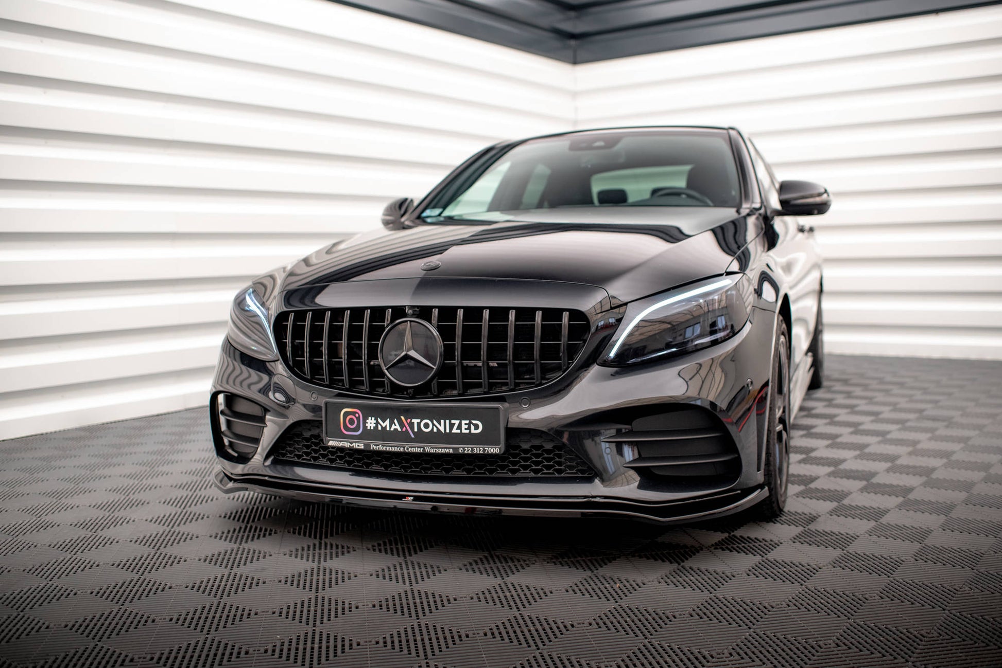 Set of Splitters Mercedes-Benz C AMG-Line Sedan / Estate W205 Facelift / S205 Facelift