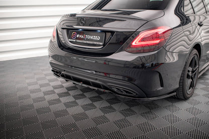 Set of Splitters Mercedes-Benz C AMG-Line Sedan / Estate W205 Facelift / S205 Facelift