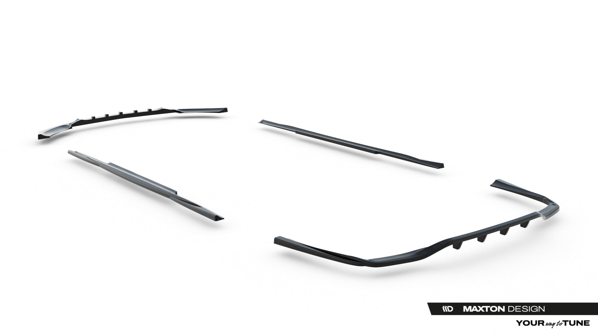 Set of Splitters Mercedes-Benz C W205