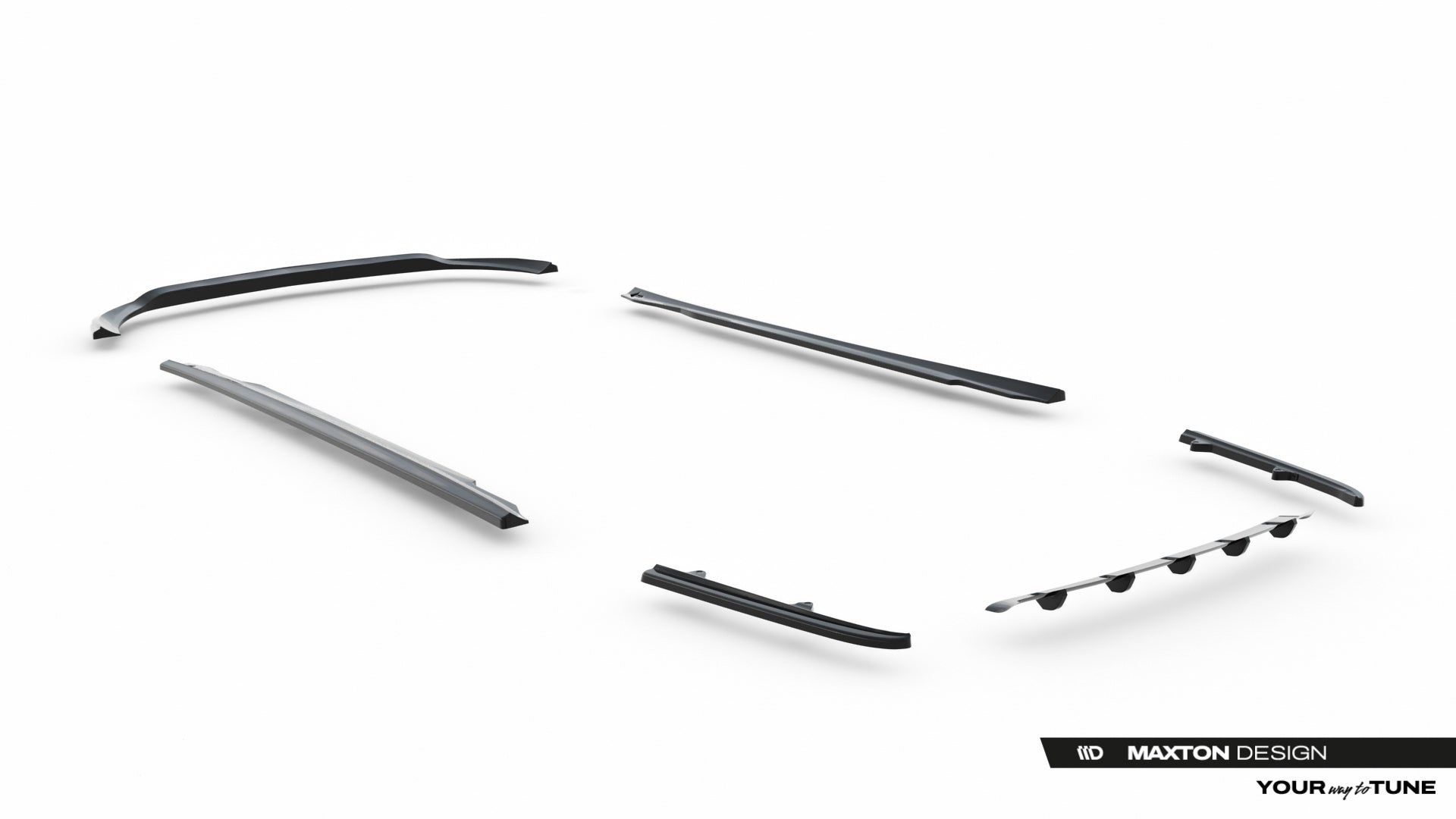 Set of Splitters Mercedes-Benz CLS C218 Facelift