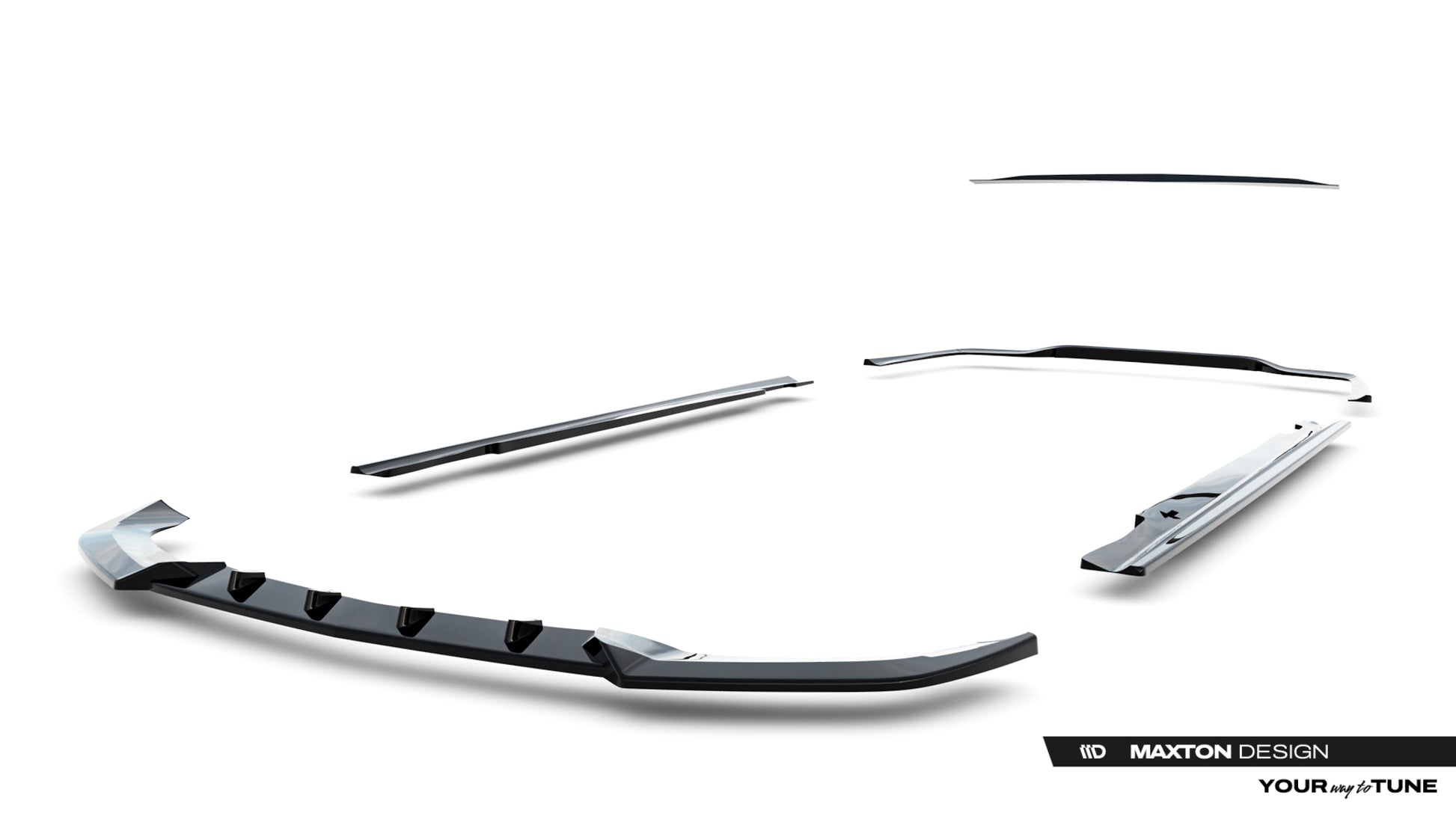Set of Splitters Mercedes-Benz E AMG-Line Sedan W212 Facelift