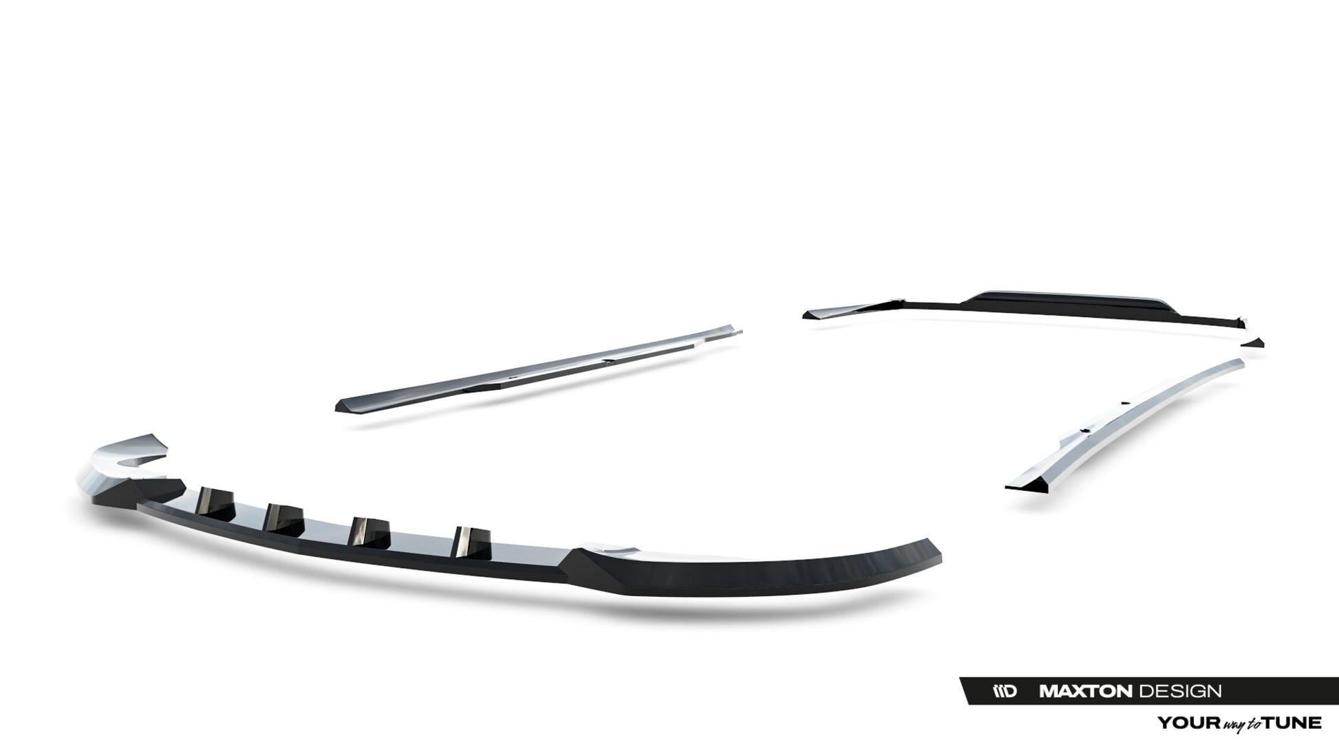 Set of Splitters Mercedes-Benz E Sedan W212 Facelift