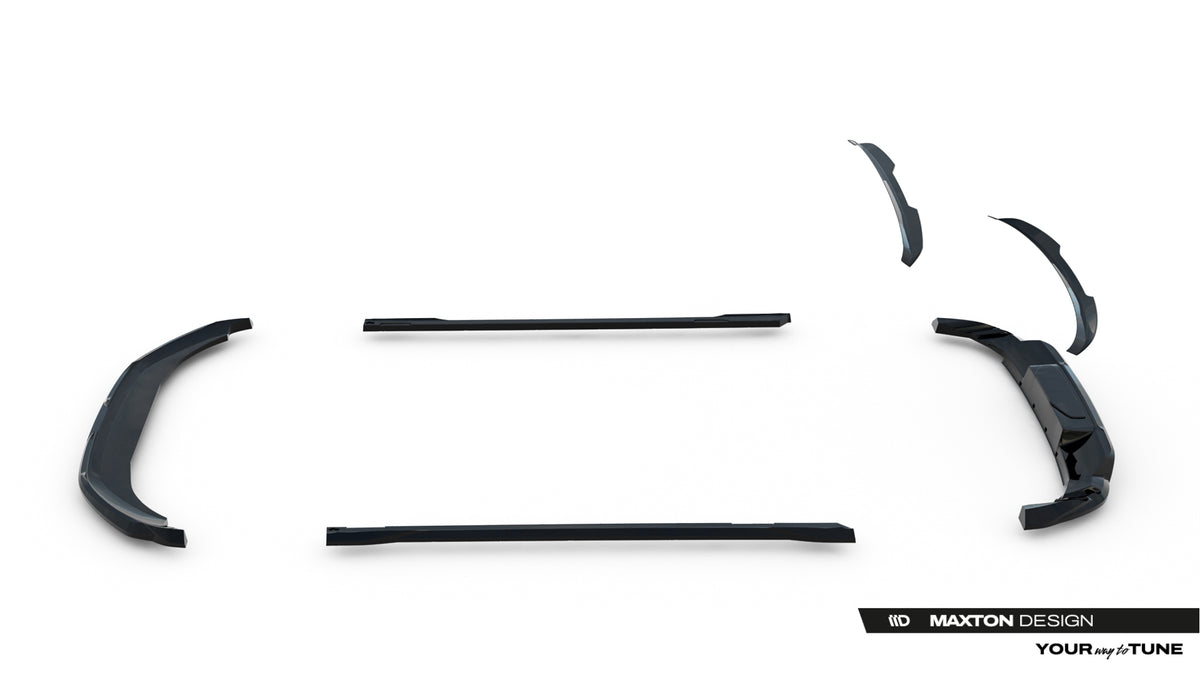 Set of Splitters Porsche Macan EV Mk1