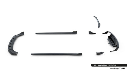 Set of Splitters Porsche Macan GTS / Sport Design Mk1 Facelift