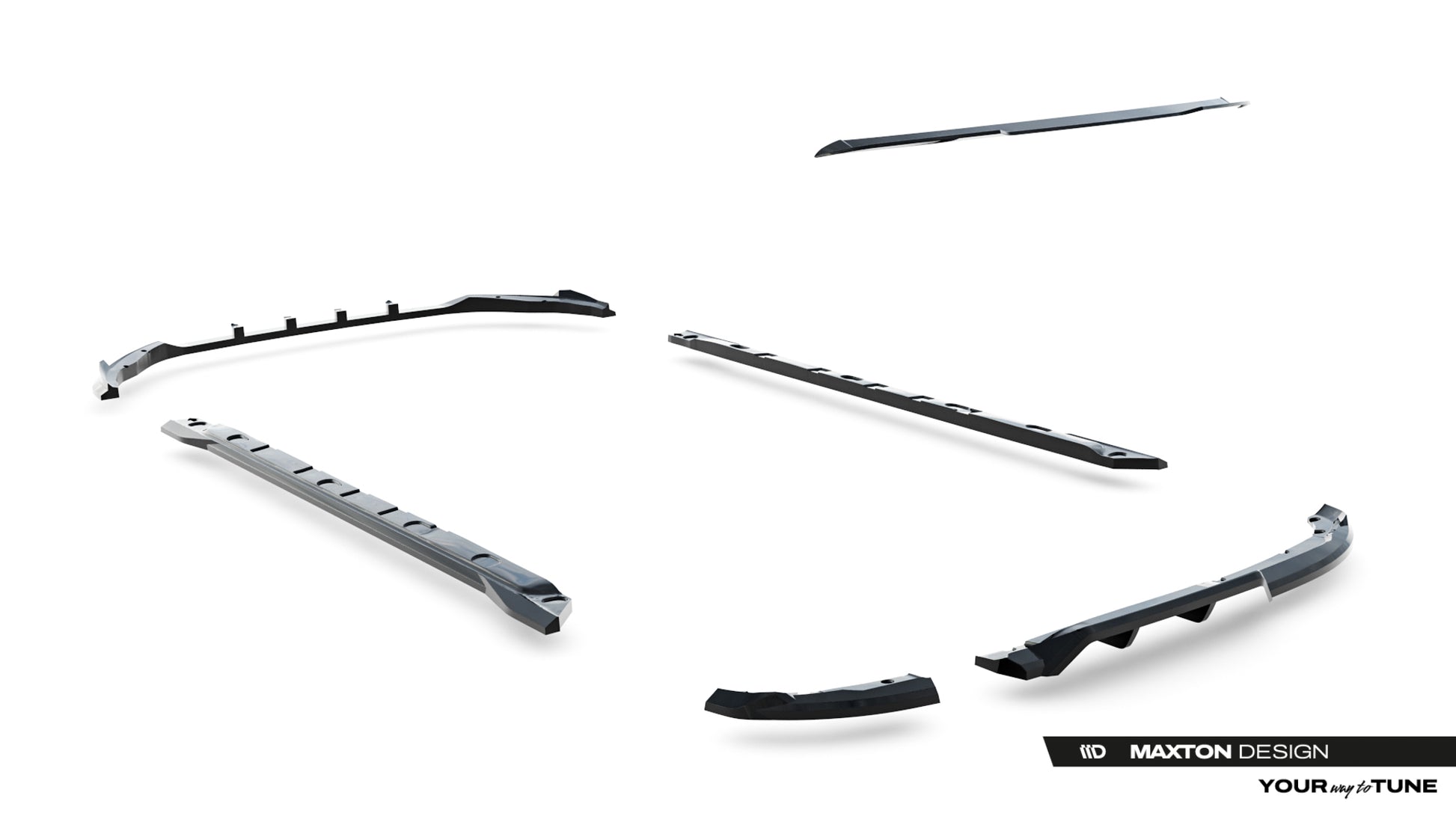 Set of Splitters Renault Clio Mk5 Facelift