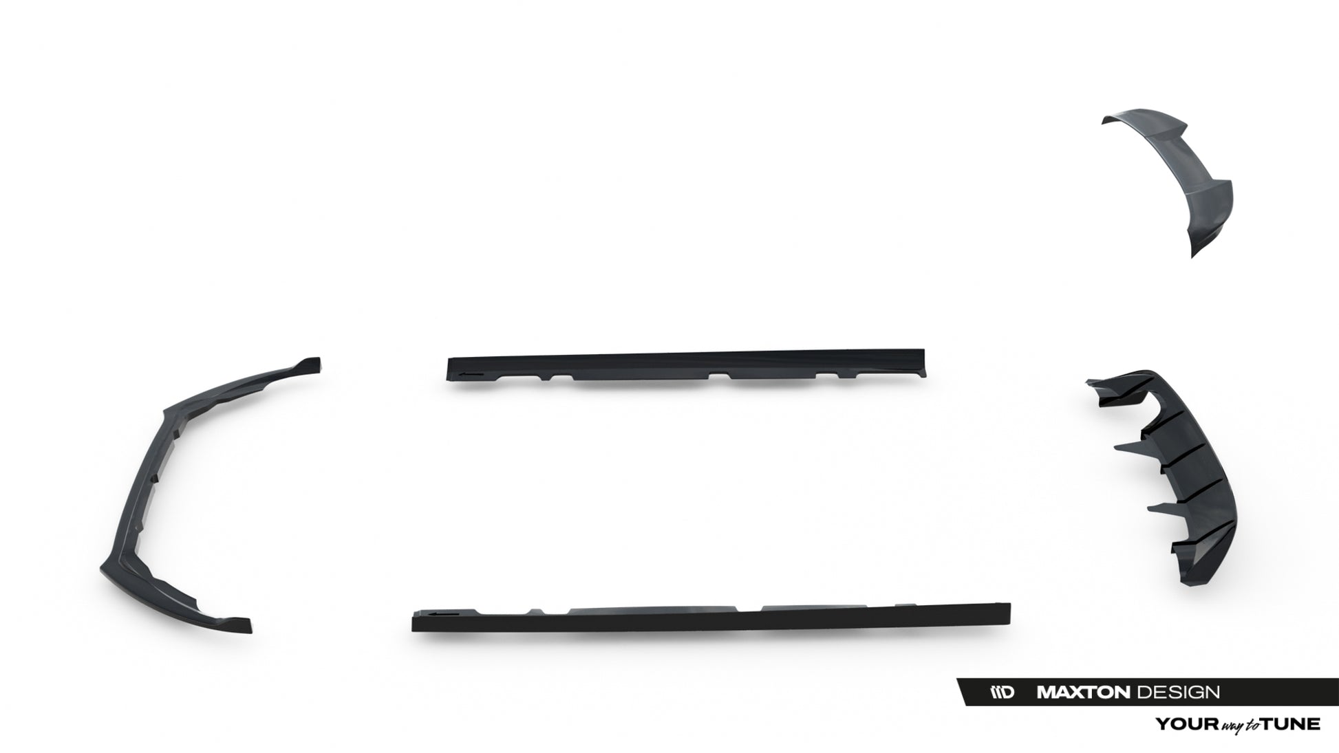 Set of Splitters V.1 Ford Fiesta ST Mk8 Facelift