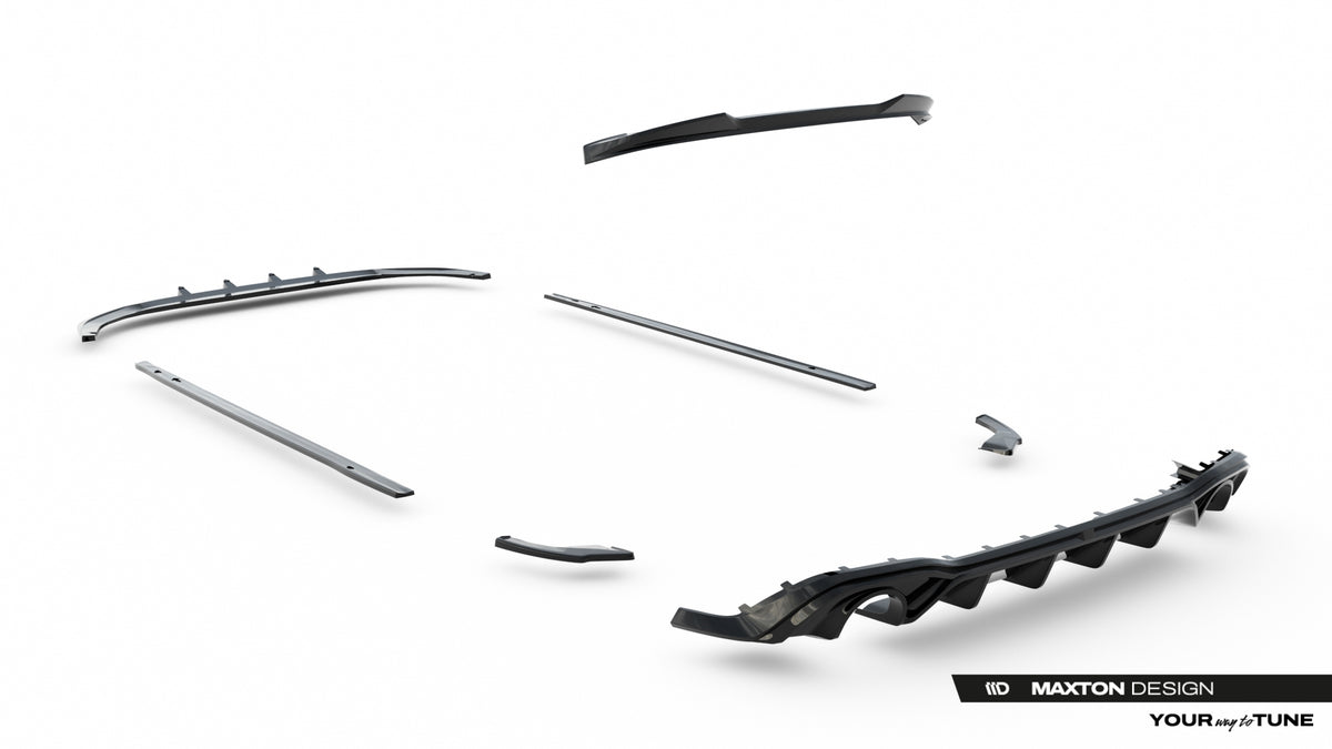 Set of Splitters V.1 Volkswagen Golf GTI Mk8 Facelift