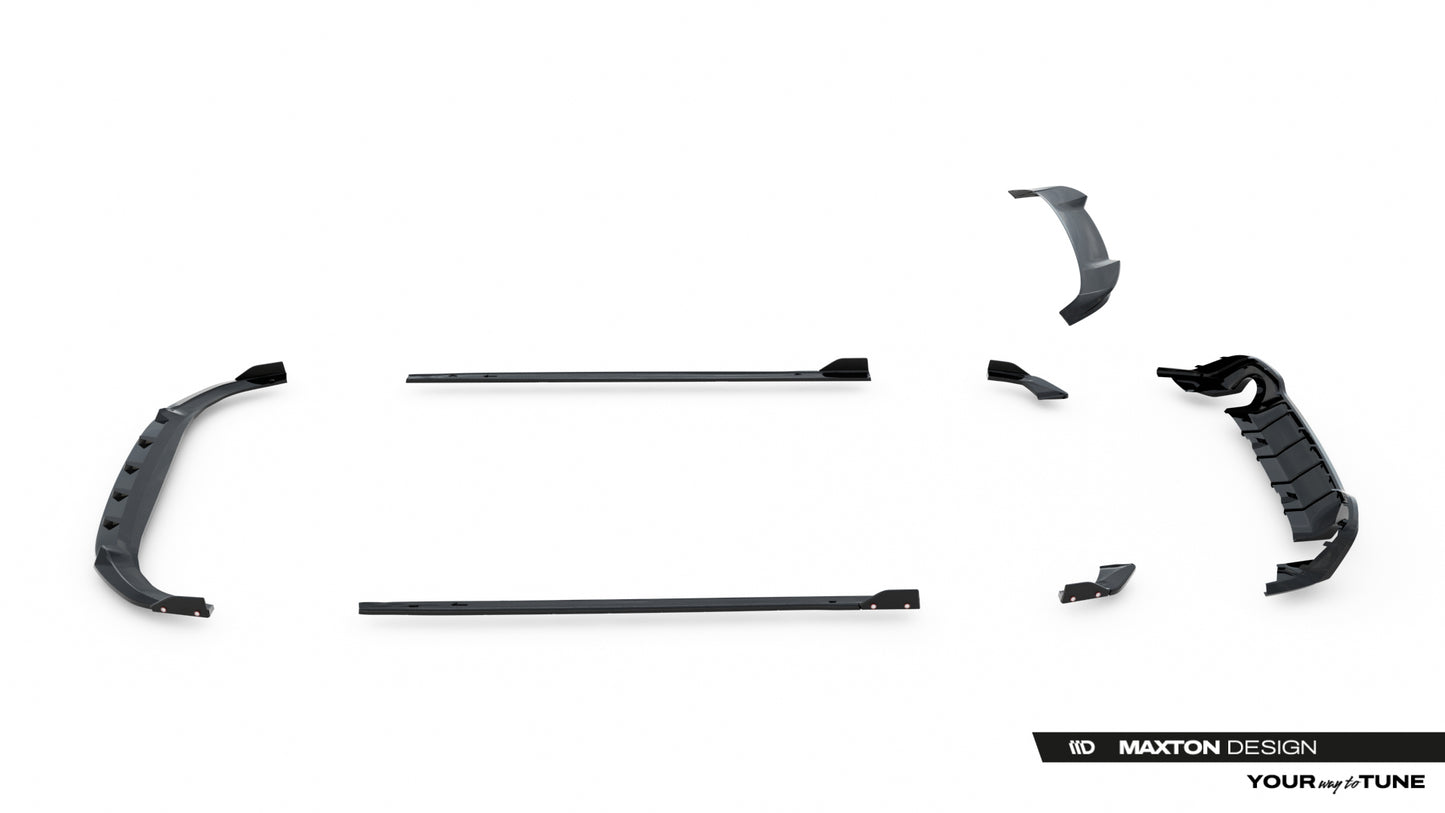 Set of Splitters V.2 Volkswagen Golf GTI Mk8 Facelift