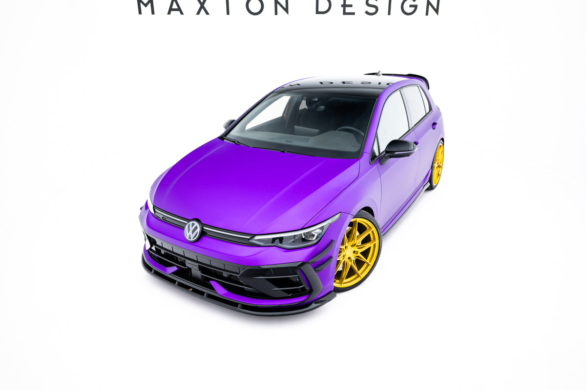 Set of Splitters V.2 Volkswagen Golf R Hatchback Mk8 Facelift
