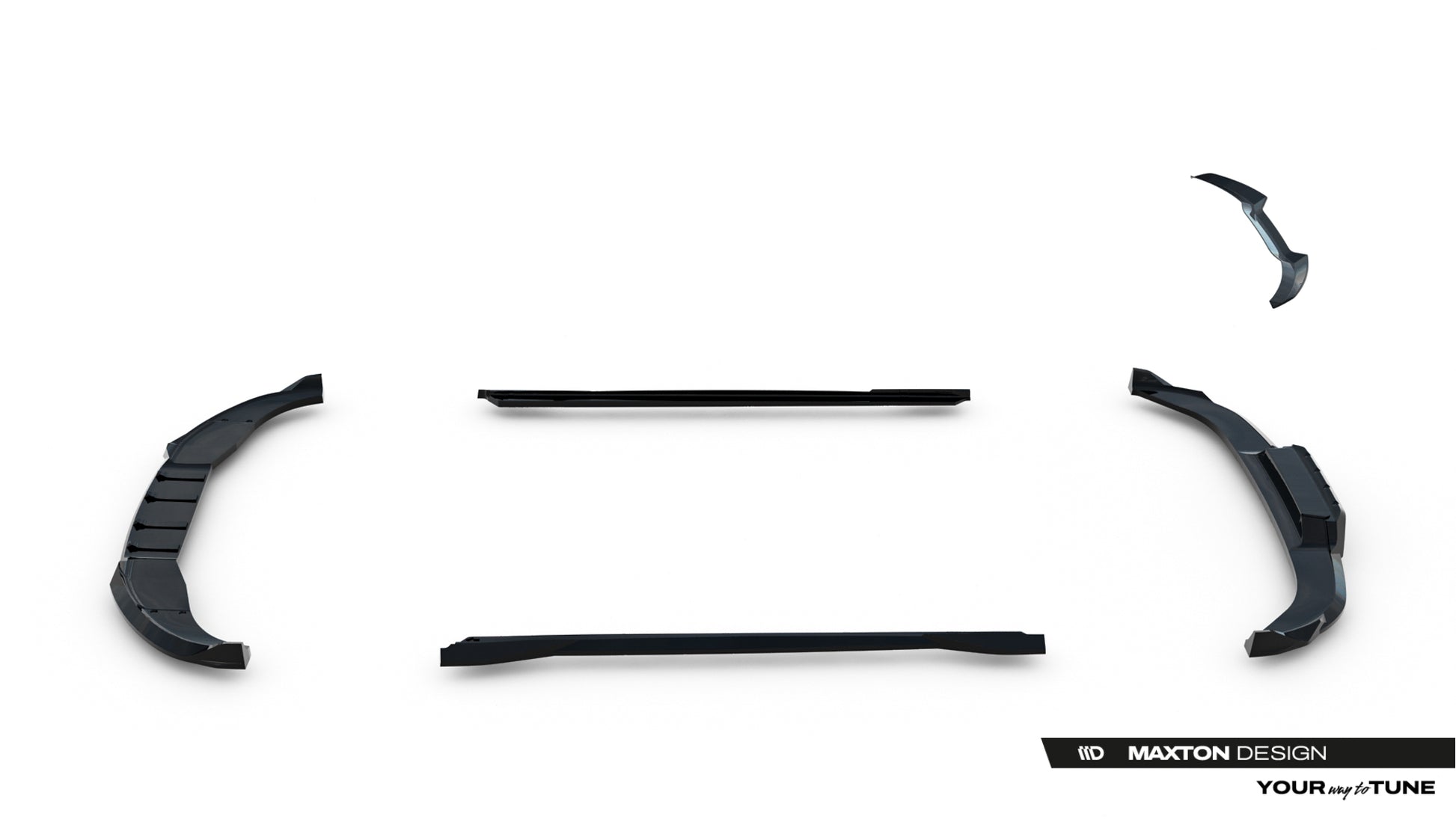 Set of Splitters V.3 Cupra Terramar Mk1 (Version with towbar)