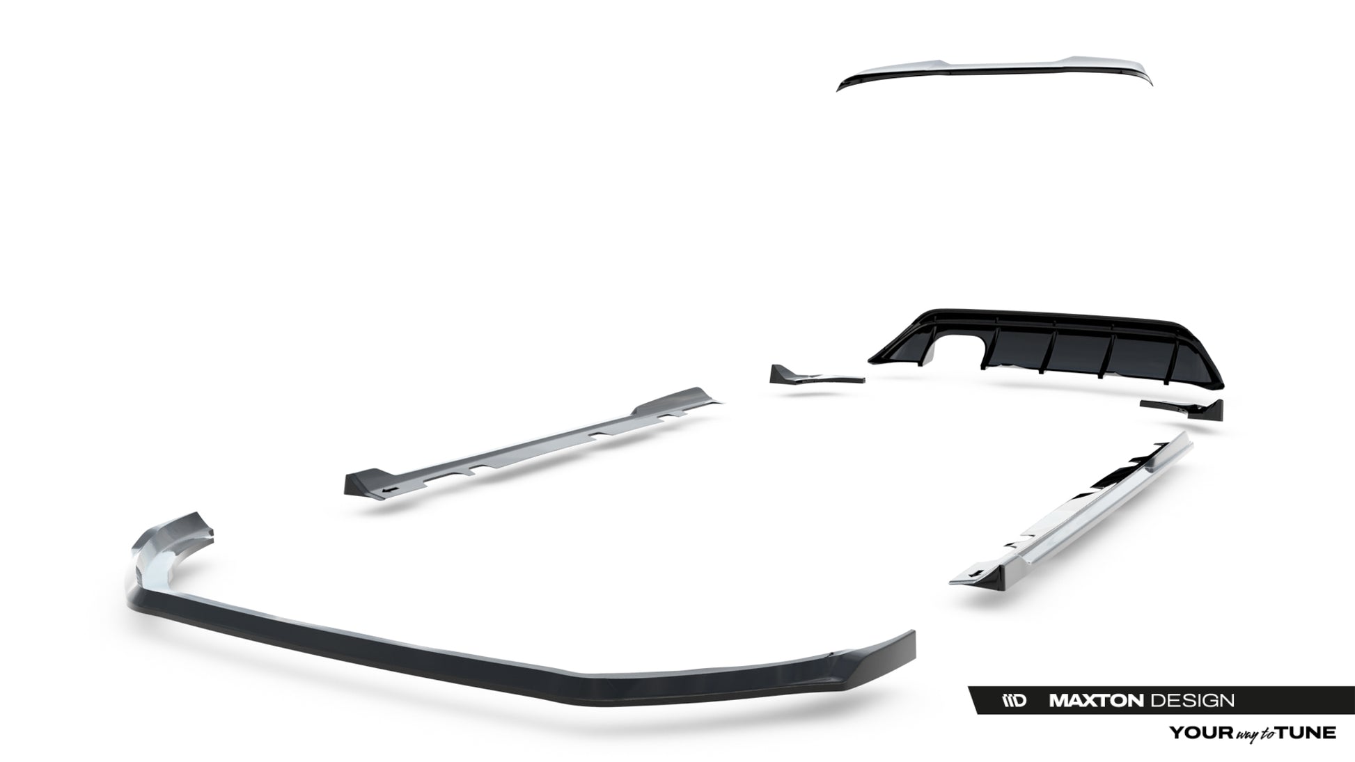 Set of Splitters V.3 Ford Fiesta ST Mk8 Facelift