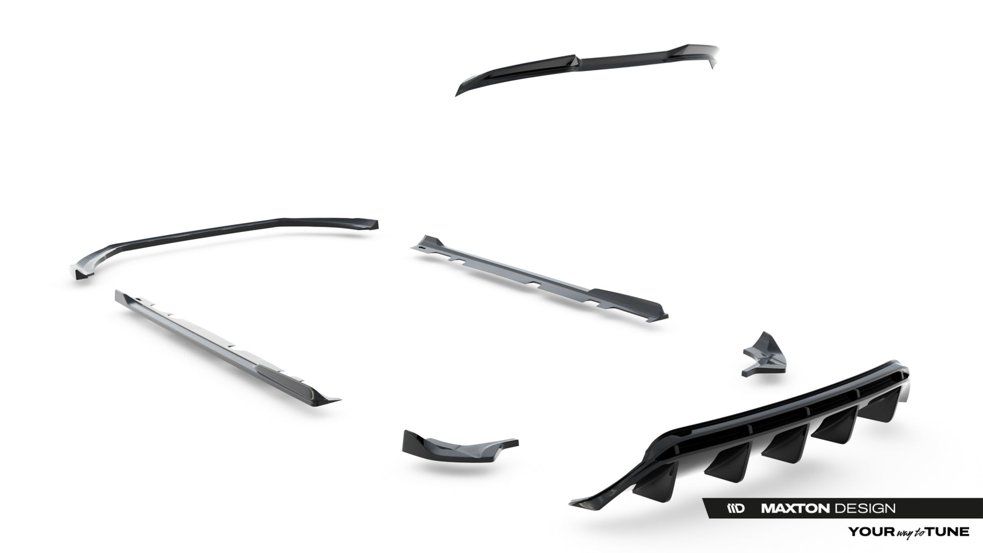 Set of Splitters V.3 Ford Fiesta ST Mk8 Facelift