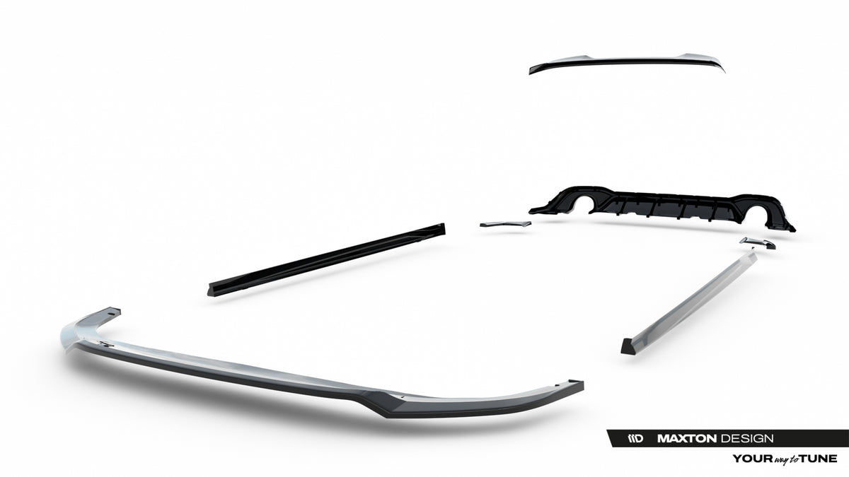Set of Splitters V.3 Volkswagen Golf GTI Mk8 Facelift