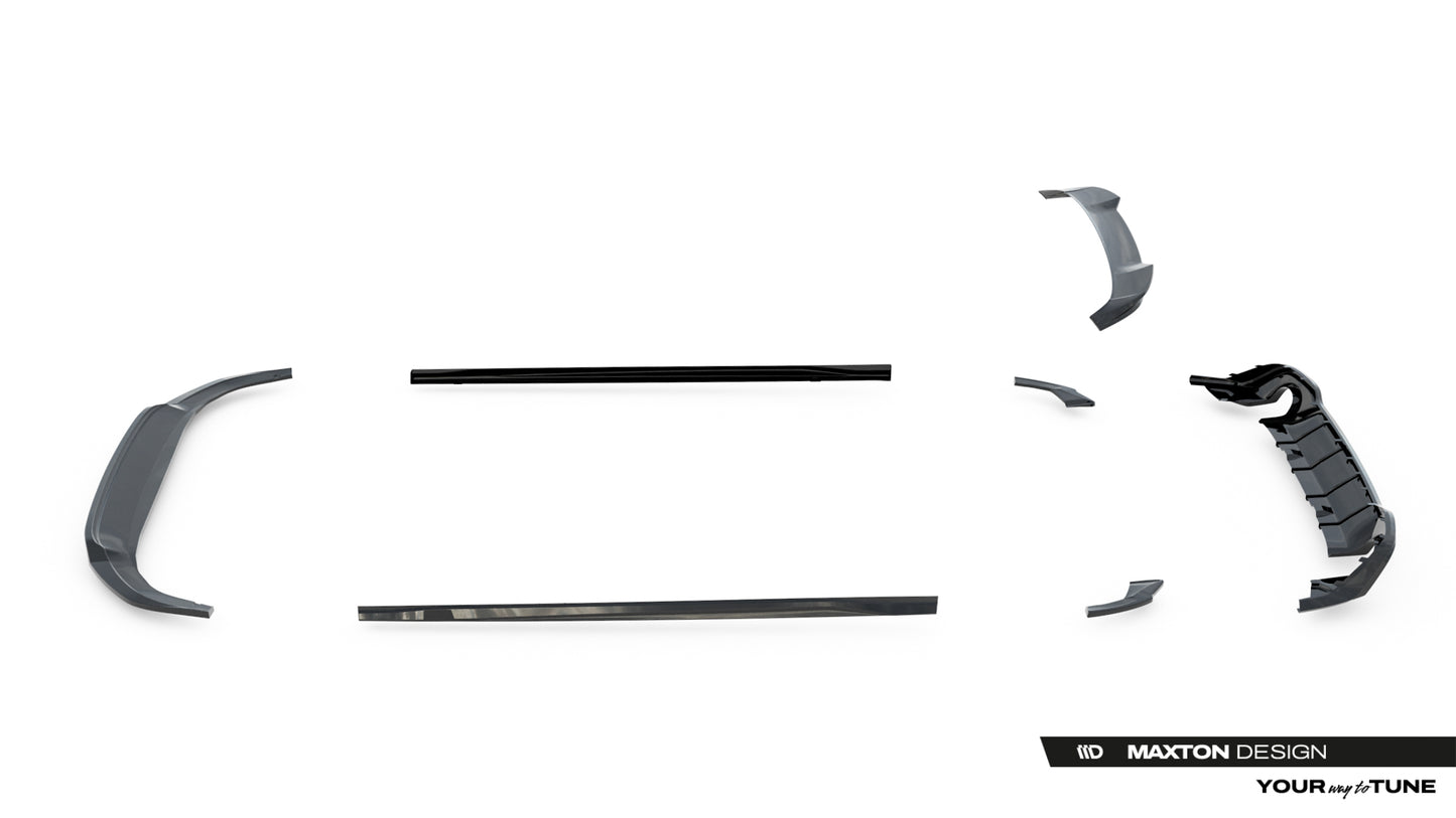 Set of Splitters V.3 Volkswagen Golf GTI Mk8 Facelift