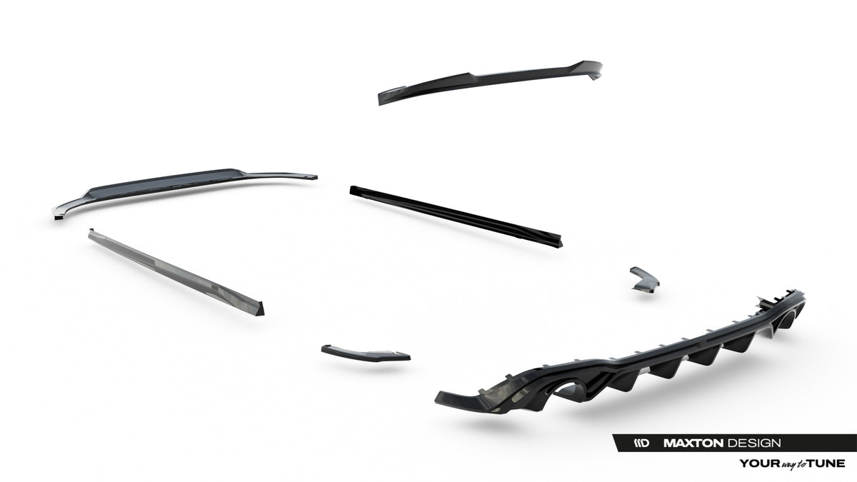 Set of Splitters V.3 Volkswagen Golf GTI Mk8 Facelift
