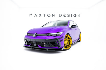 Set of Splitters V.3 Volkswagen Golf R Hatchback Mk8 Facelift