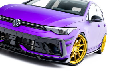 Set of Splitters V.3 Volkswagen Golf R Hatchback Mk8 Facelift