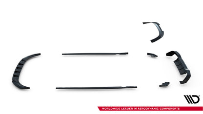 Set of Splitters V.5 Volkswagen Golf R Hatchback Mk8 Facelift